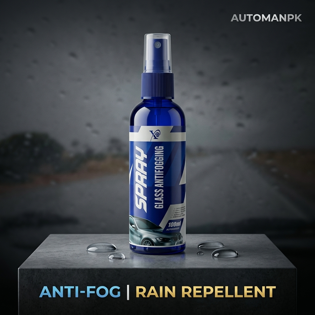 X9 Glass Antifogging Spray – Clear Vision Car Windshield Anti Fog | AutoManPK