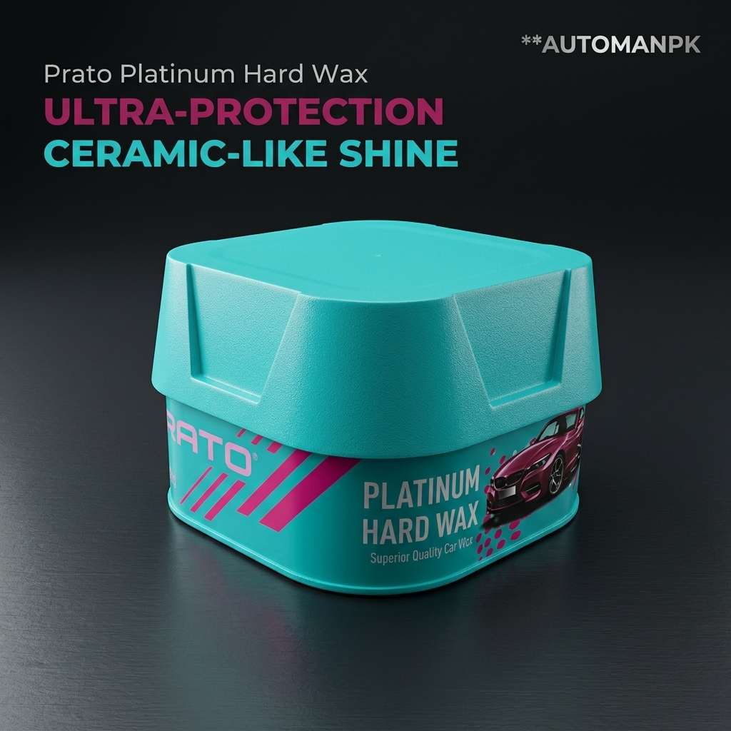 Prato Hard Wax 200g – Premium Car Polish & Exterior Detailer | AutomanPK Pakistan