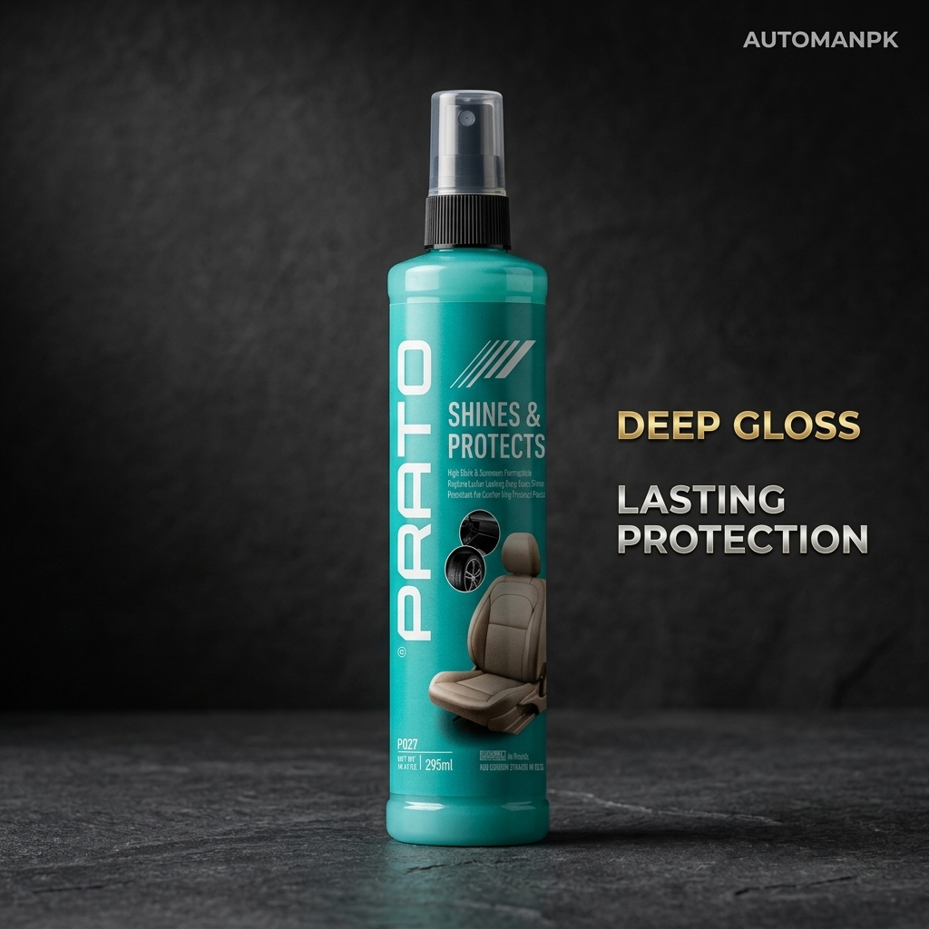 Prato Shines & Protects 295ml – Premium Dashboard Protectant & Dashboard Polish for Car Interior | AutomanPK