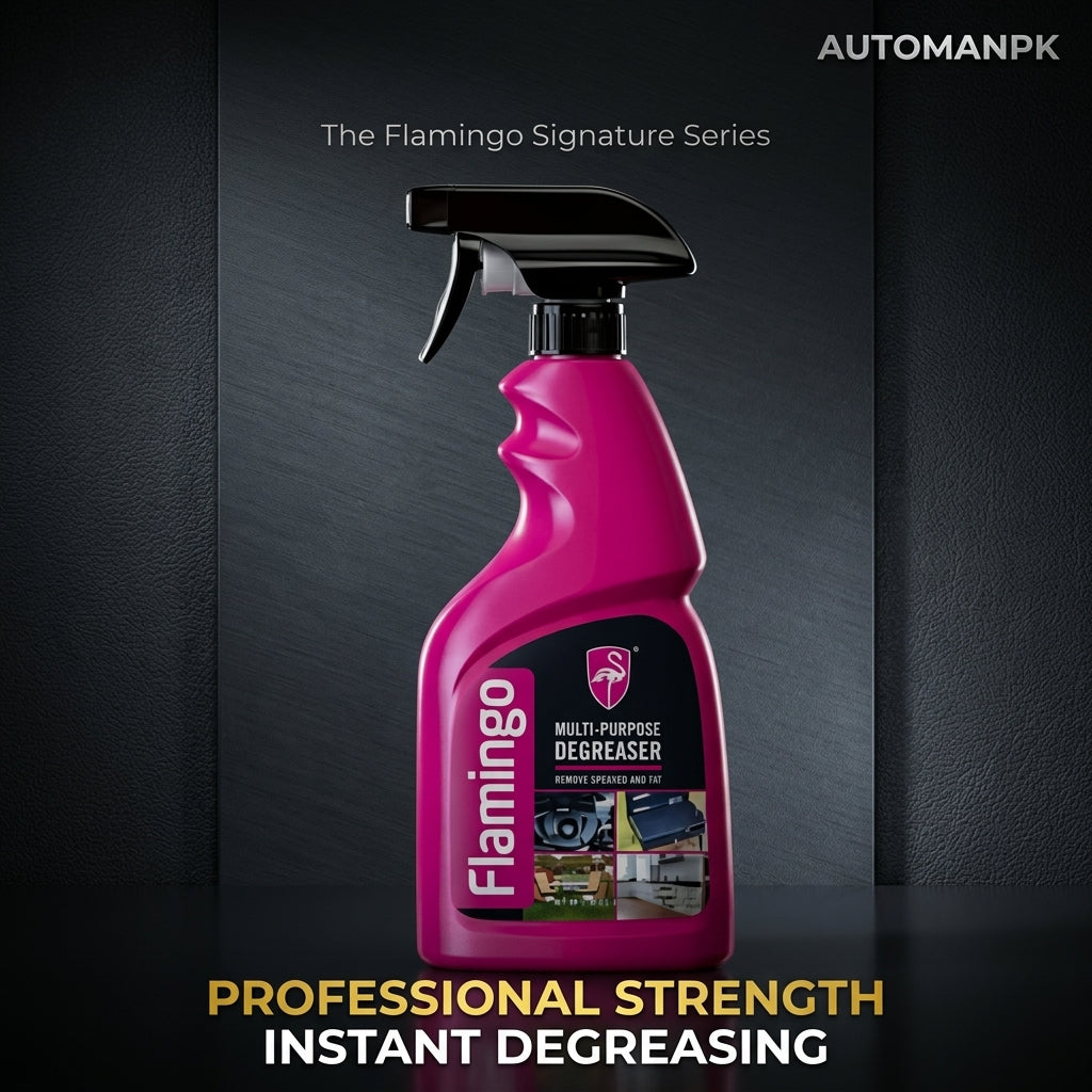 Flamingo Multi-Purpose Degreaser 500ml | Oil & Grease Remover in Pakistan | AutoManPK