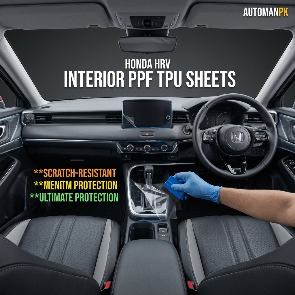 Hyundai Sonata N Line TPU Interior PPF Kit – Clear Paint Protection Film