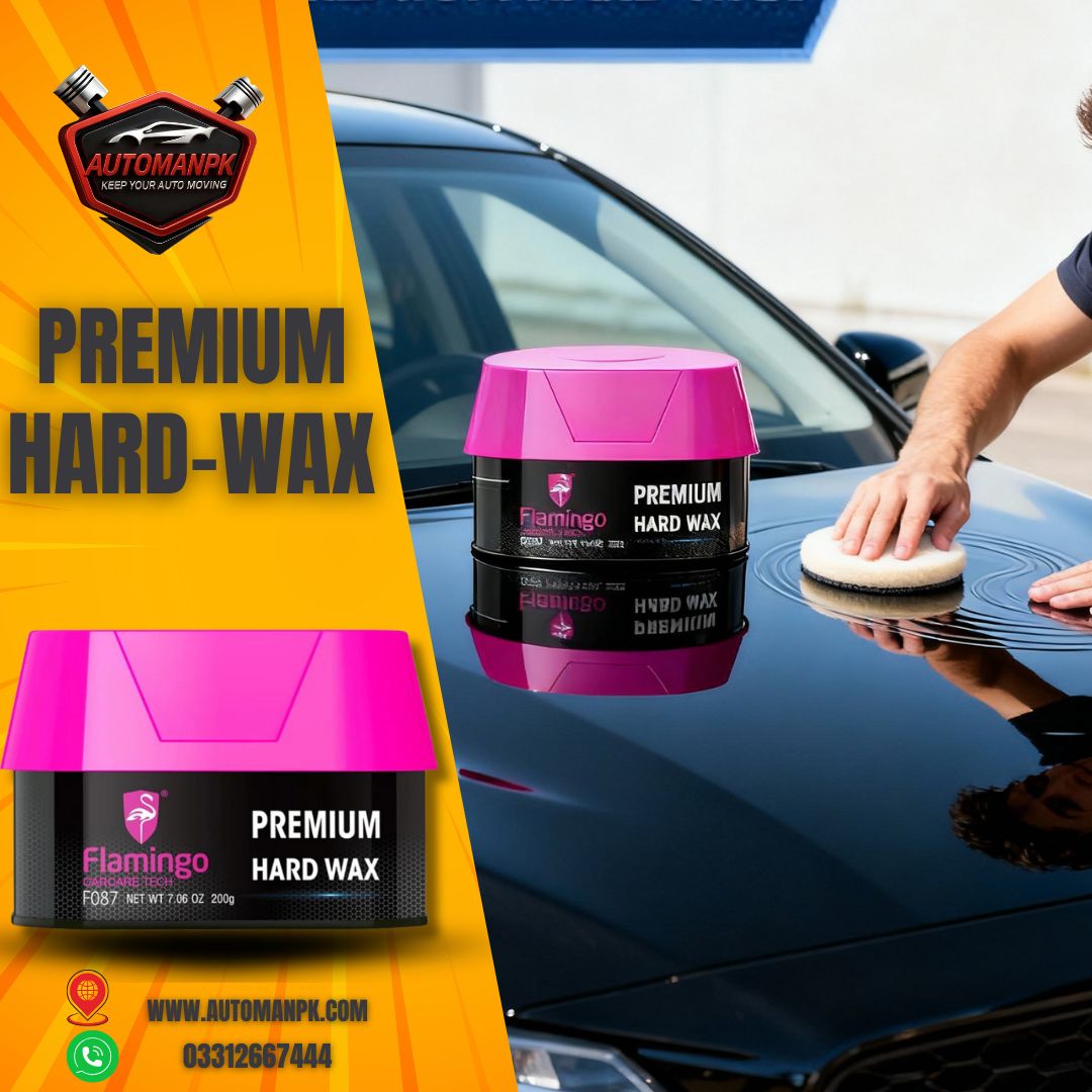 Flamingo Premium Hard Wax Car Polish 200G – High-Quality Car Wax Pakistan AutoManPK