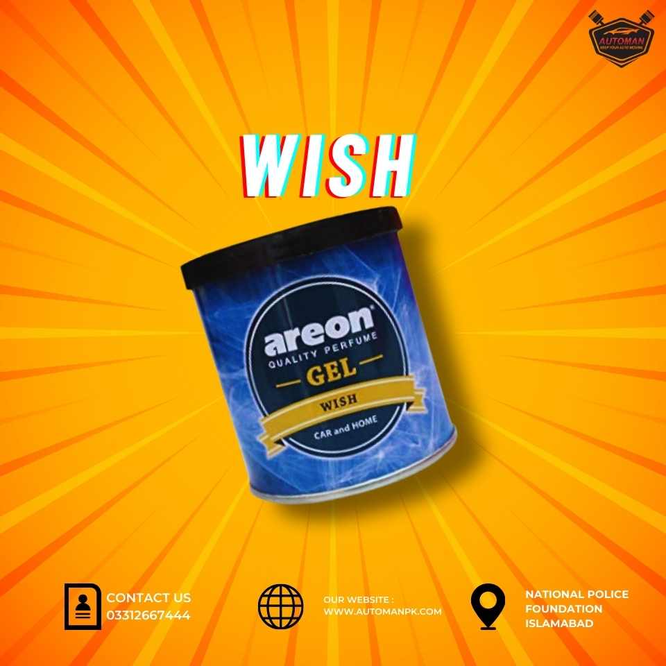 AREON GEL Wish Premium Car Perfume in Pakistan – AutomanPK
