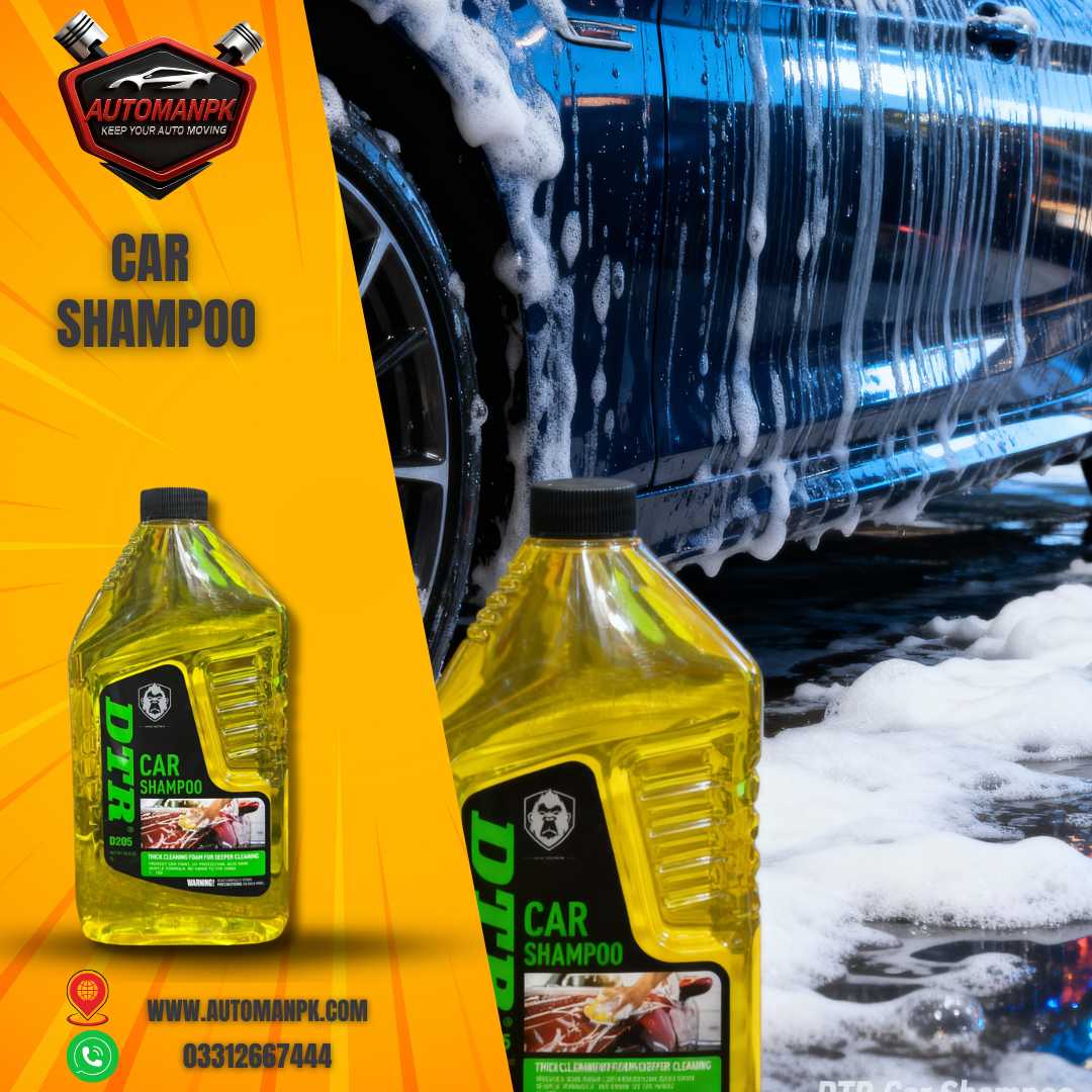 DTR Car Shampoo 1 Liter & 500ml for car cleaning with same-day delivery in Rawalpindi Islamabad