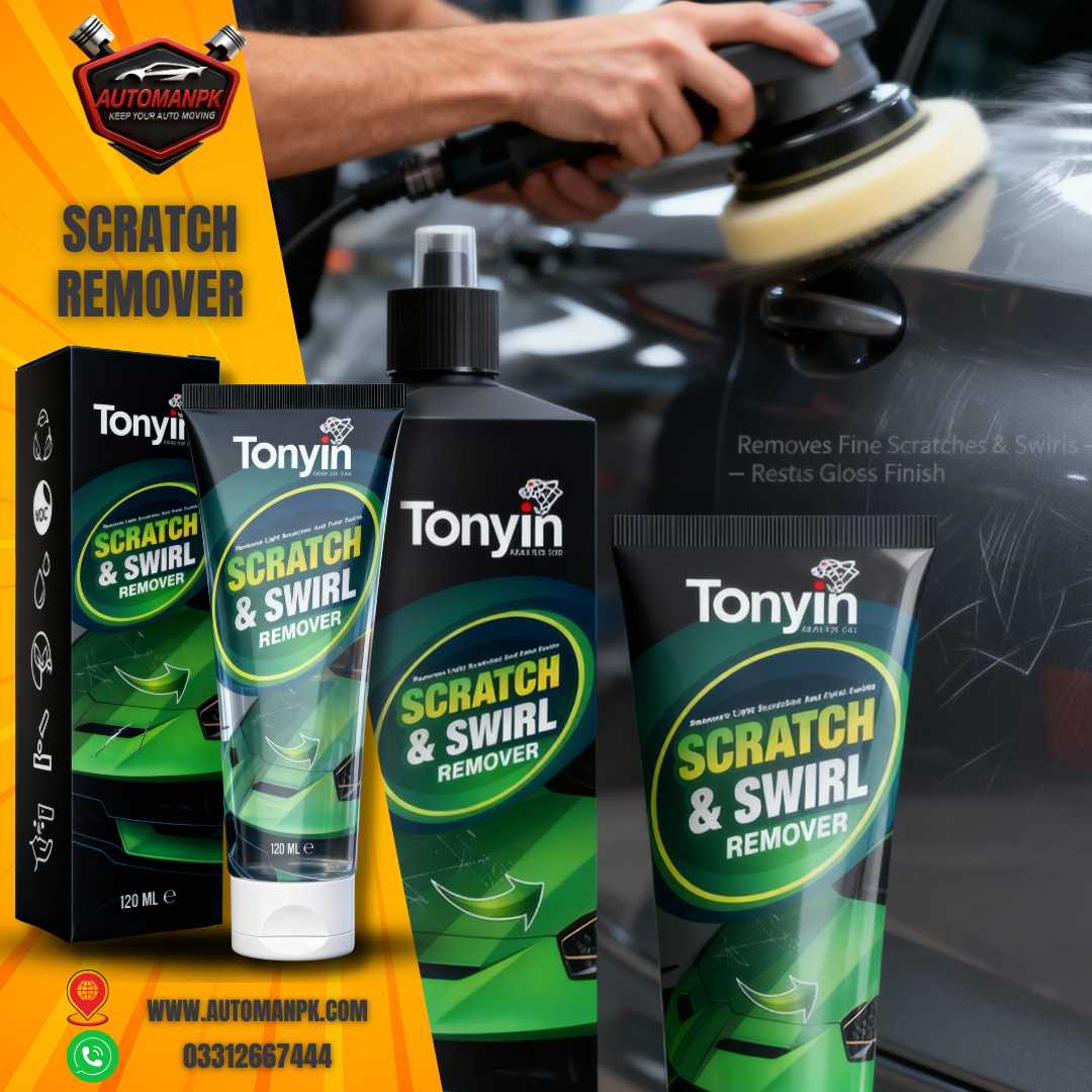 Tonyin Scratch Remover Swirl Remover Car Polish 473ml – AutoManPK Pakistan