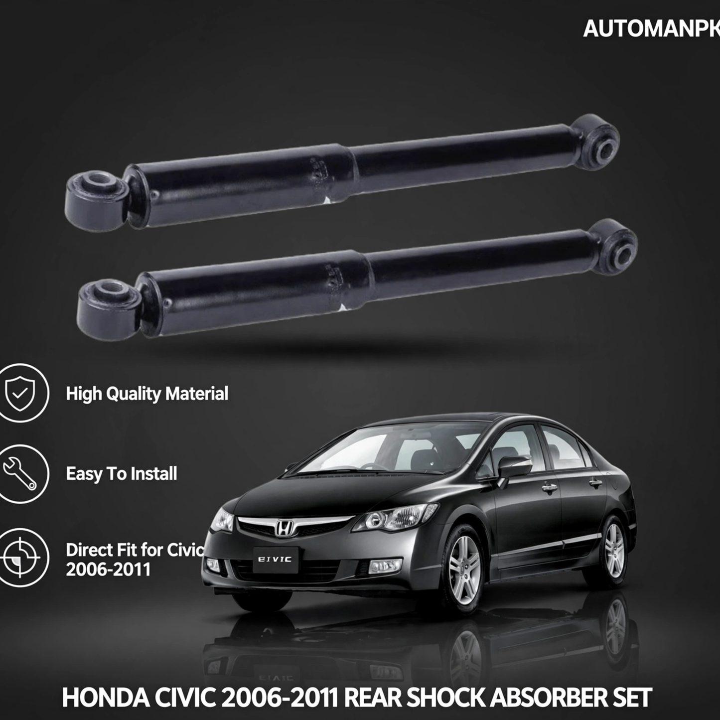 Honda Civic Genuine Thai Shock Absorber Front & Rear (2006–2011)