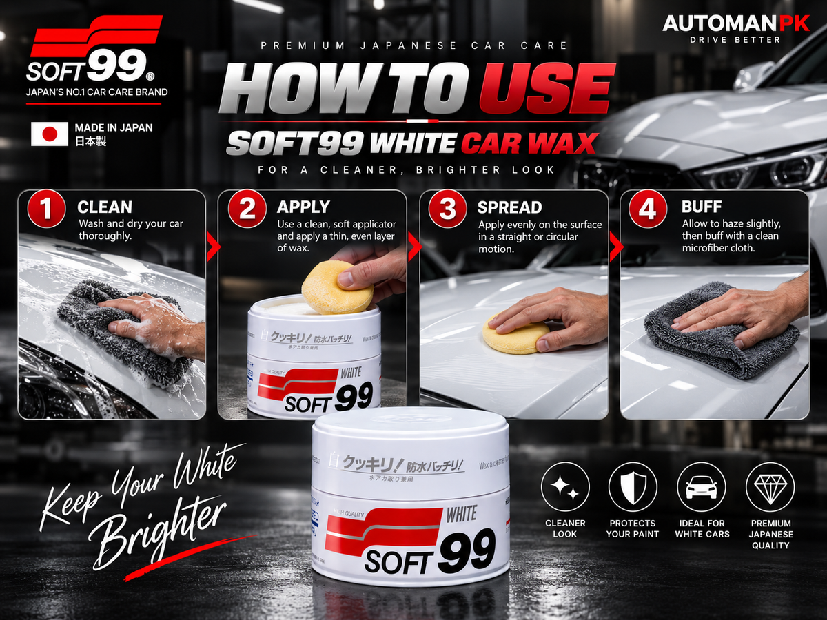 Soft99 White Soft Wax 300g | White Car Wax