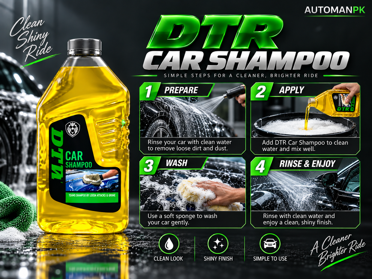 DTR Car Shampoo 2 Liter – Premium Car Wash & Deep Clean