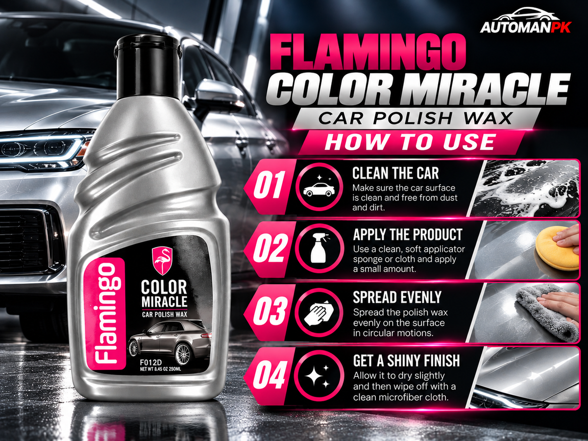 Flamingo Color Miracle Silver Wax 410ml – Silver Car Polish & Color Restorer