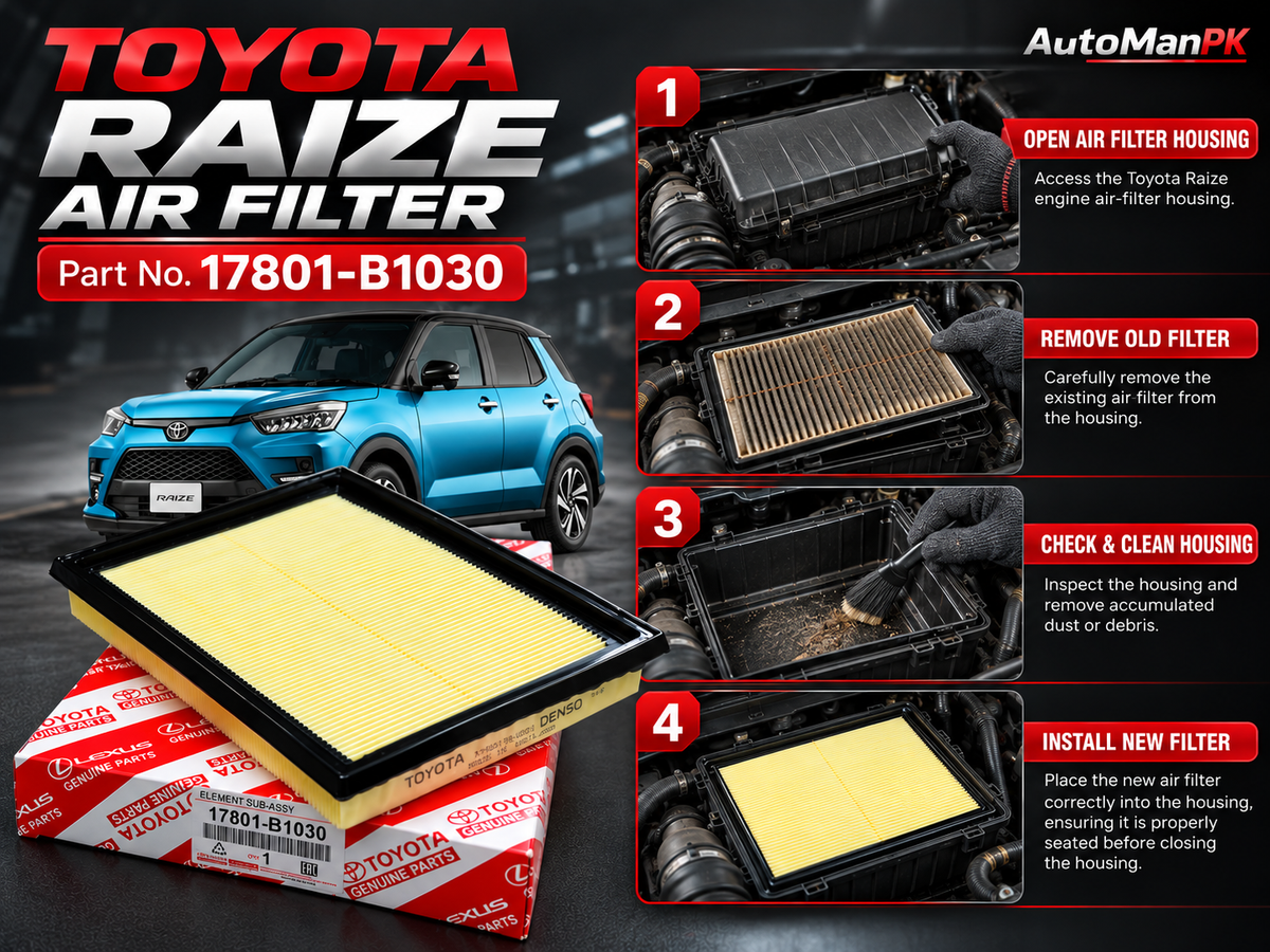 Toyota Raize Genuine Engine Air Filter 17801-B1030