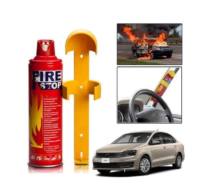 Fire Stop Mini Fire Extinguisher 500ml – Non-Toxic Compact Safety Spray for Car & Home | AutoManPK