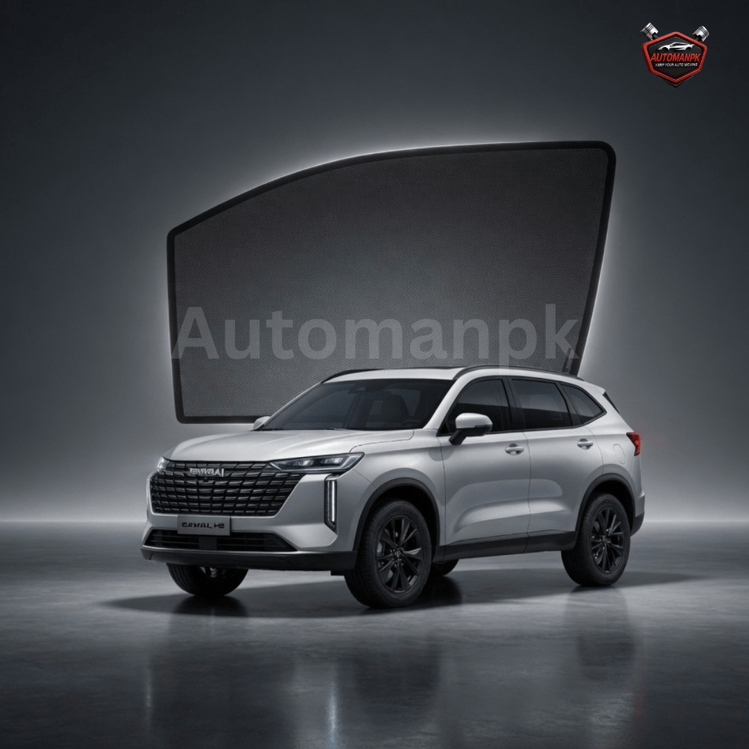 Haval H6 Window Sun Shades | 4 Doors | Fixed & Flexible
