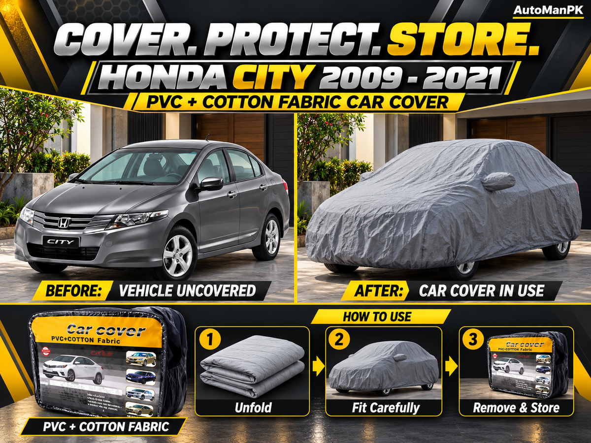 Honda City 2009–2021 car cover before and after and usage guide