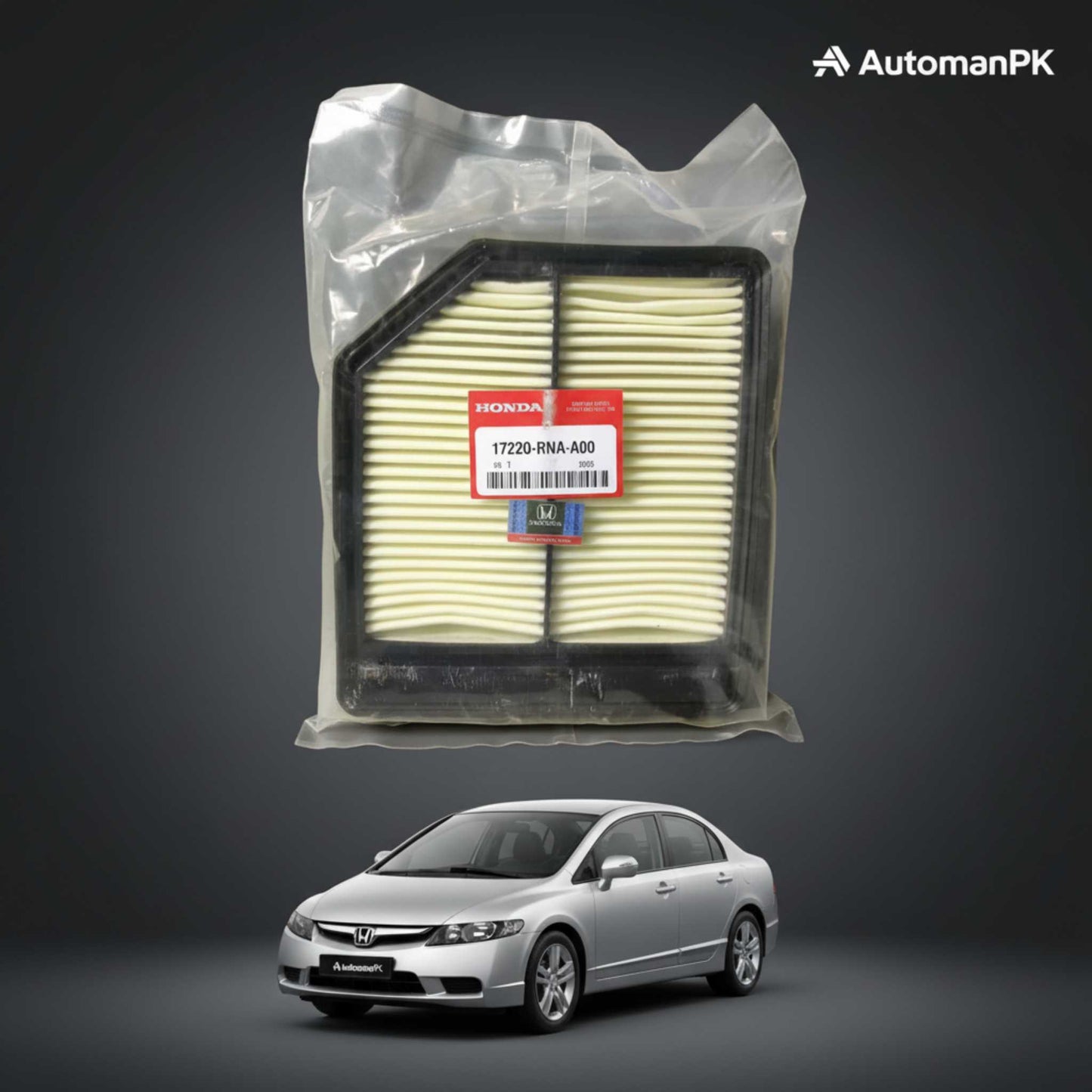 Honda Civic 2006-2011 Air Filter – Engine Air Cleaner Filter (Original & Local)