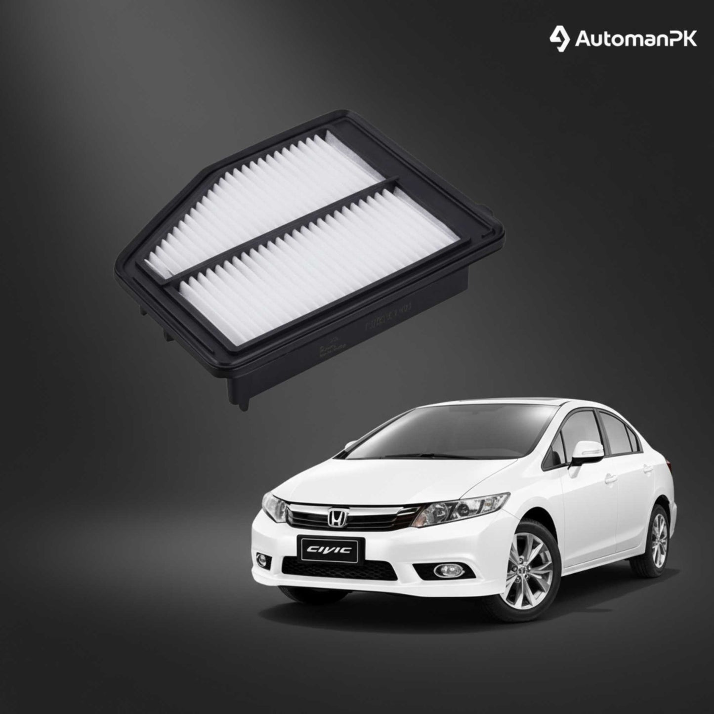 Honda Civic 2012-2016 Air Filter – Engine Air Cleaner Filter (Original & Local)
