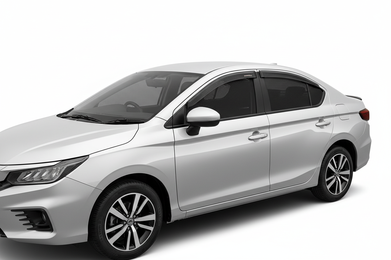 Custom fit window sun shades for Honda City 2022 4 door – UV and heat protection | AutomanPK