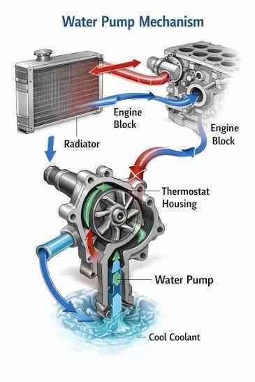 Nissan Sunny 1981-1991 Water Pump – A&S GWN-24A | B11 / B12 | OEM Quality | Direct Replacement