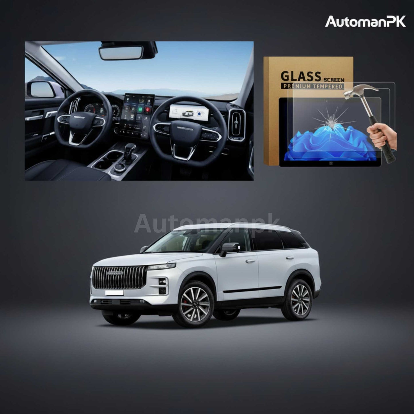 Jaecoo J7 Infotainment Screen Tempered Glass Protector – Premium Screen Guard