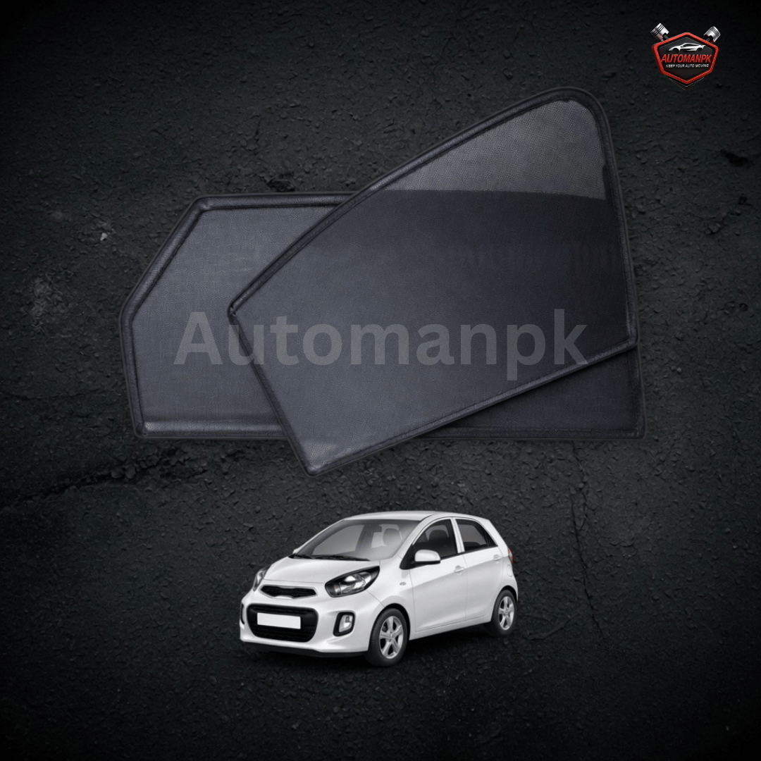 Kia Picanto 2019-2026 Window Sun Shades | 4 Doors | Fixed & Flexible