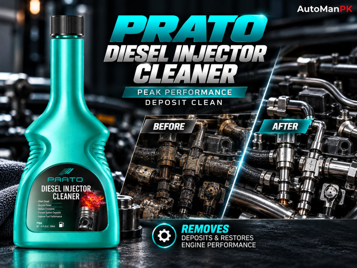 Prato Diesel Injector Cleaner 325ml injector cleaning before and after result