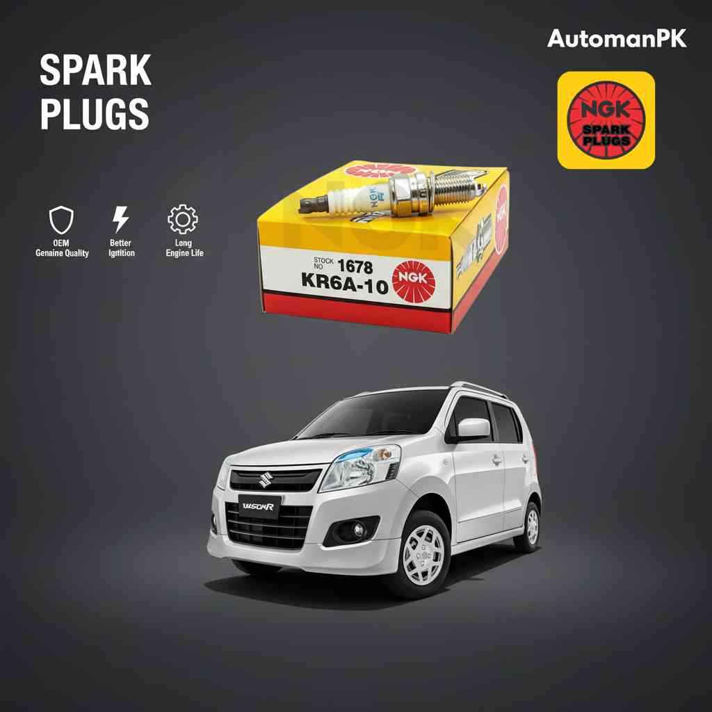 Suzuki Wagon R 2017-2026 NGK Spark Plug KR6A-10 – 1 PC – OEM Genuine Quality
