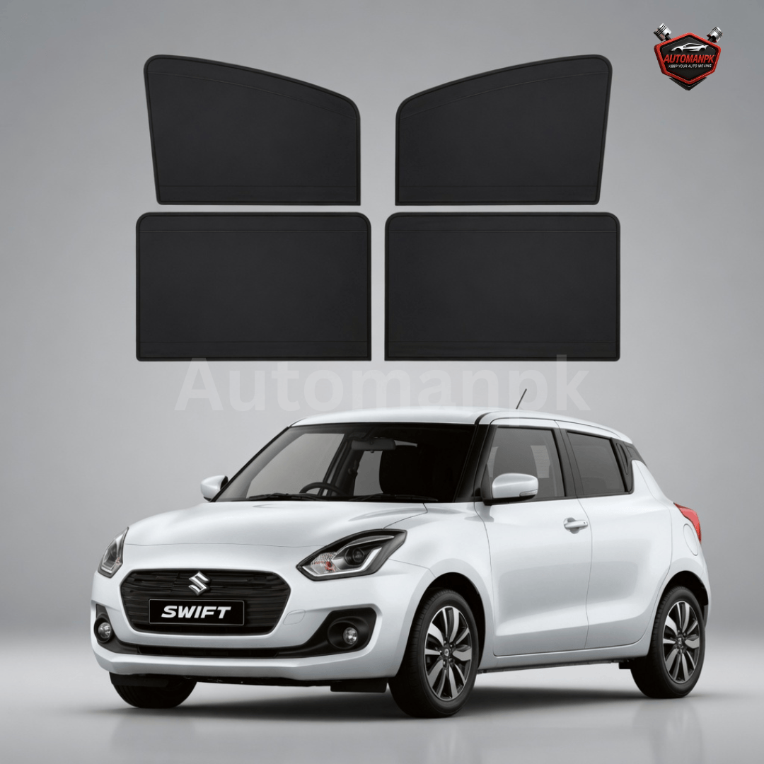 Suzuki Swift 2023 2024 Sun Shades | Fixed, Flexible & Variable