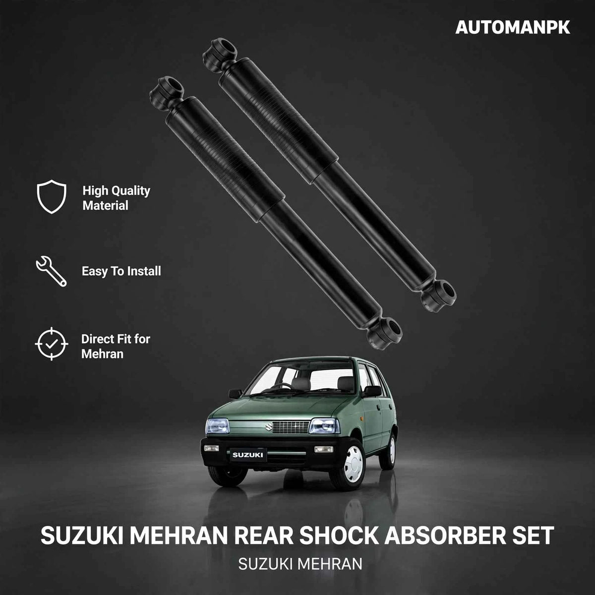 Suzuki Mehran Genuine Genuine Agri auto Front & Rear Shock Absorber Set