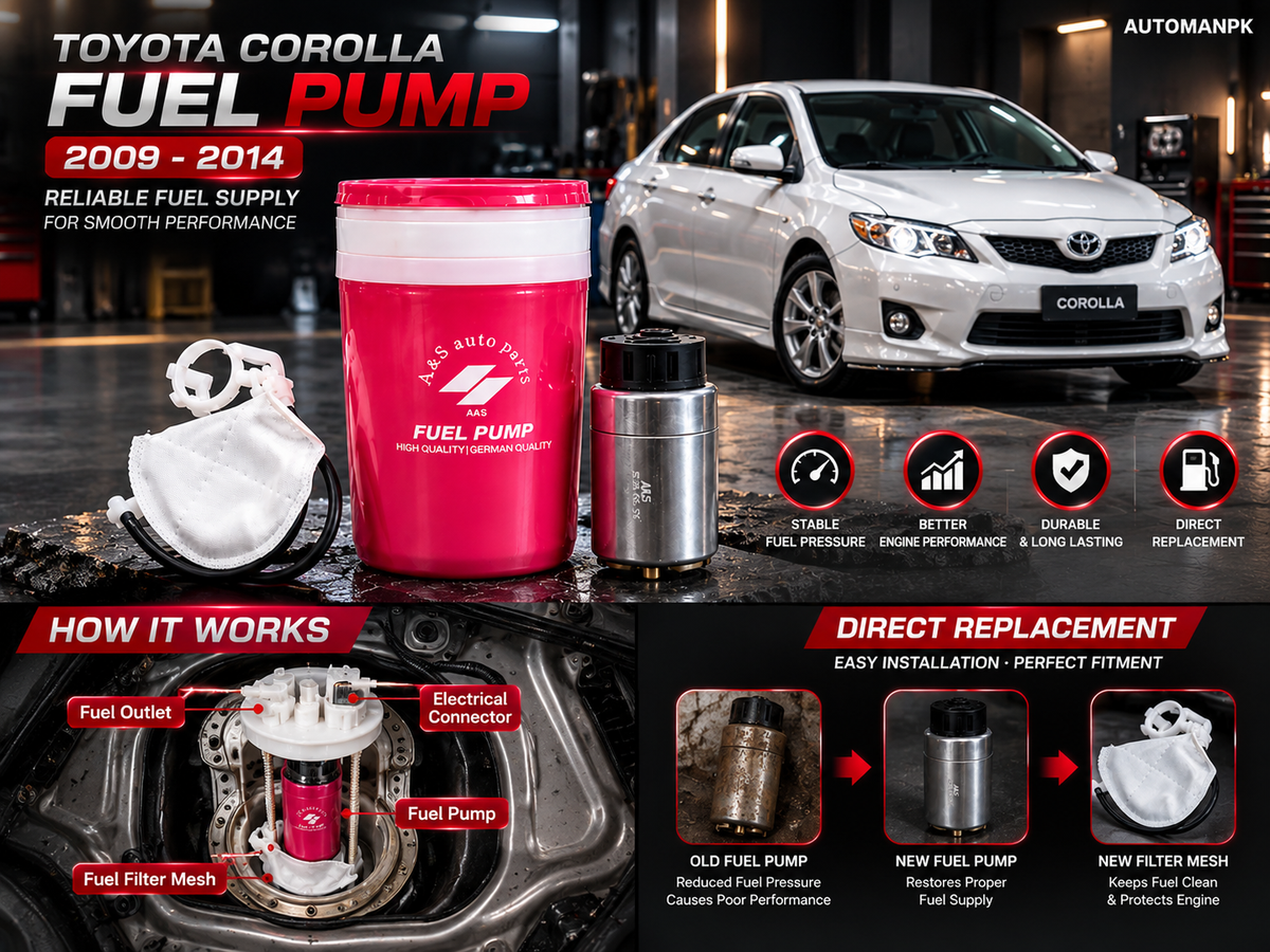 Toyota Corolla Fuel Pump 2009–2014 fitment and replacement guide