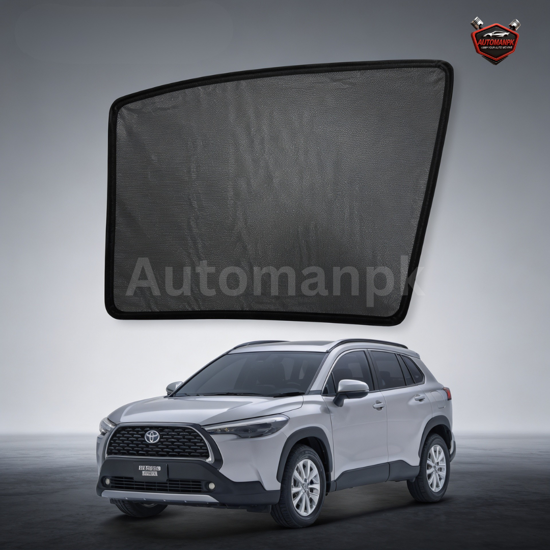 Toyota Cross Window Sun Shades | Fixed & Flexible Car Curtains & Blinds