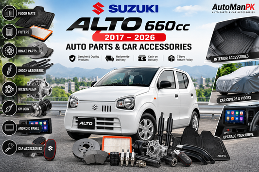 Suzuki Alto 660cc 2017-2026 auto parts and car accessories in Pakistan