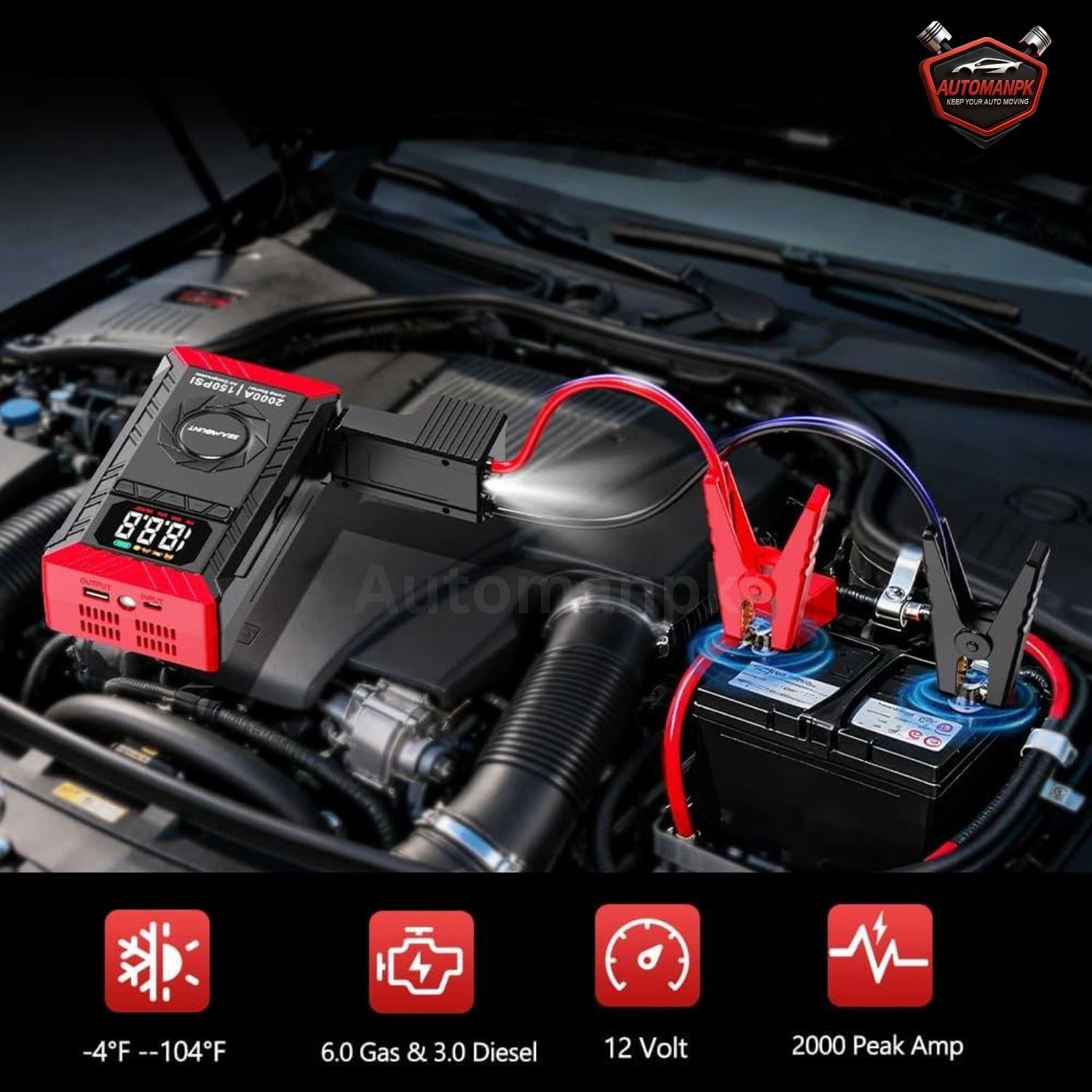 Car Jump Starters in Pakistan – Portable Emergency Power Banks