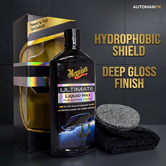 Meguiar’s Ultimate Liquid Wax – Best Car Polish for Long Lasting Shine & Paint Protection | AutoManPK Pakistan