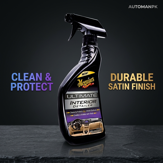 Meguiar’s Interior Detailer – Safe Car Interior Cleaner for Dashboard & Trim | AutoManPK Pakistan