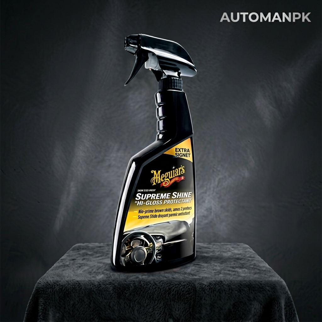 Meguiar’s Supreme Shine Interior & Dashboard Polish – Premium Interior Protection | AutomanPK Pakistan