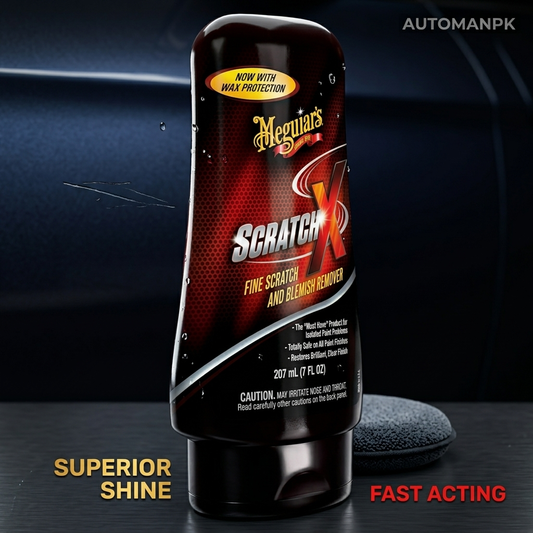 Meguiar’s ScratchX Scratch Remover & Swirl Remover – Car Paint Repair Solution in Pakistan | AutoManPK