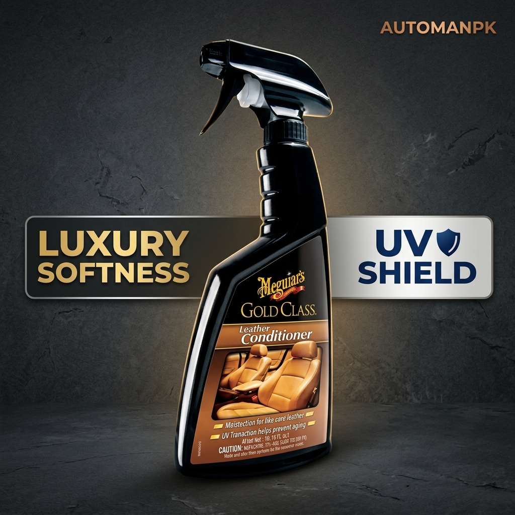 Meguiar’s Gold Class Leather Cleaner – Premium Leather Care | AutomanPK Pakistan