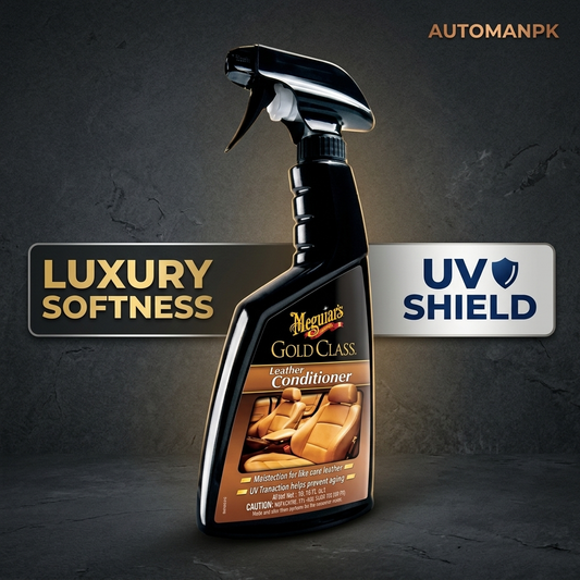 Meguiar’s Gold Class Leather Cleaner – Premium Leather Care | AutomanPK Pakistan
