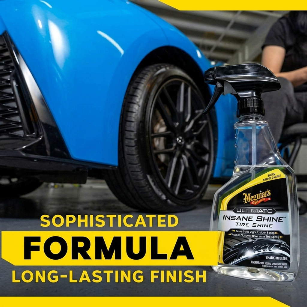 Meguiar’s Ultimate Insane Shine Tire Spray – Best Tire Polish in Pakistan | AutoManPK