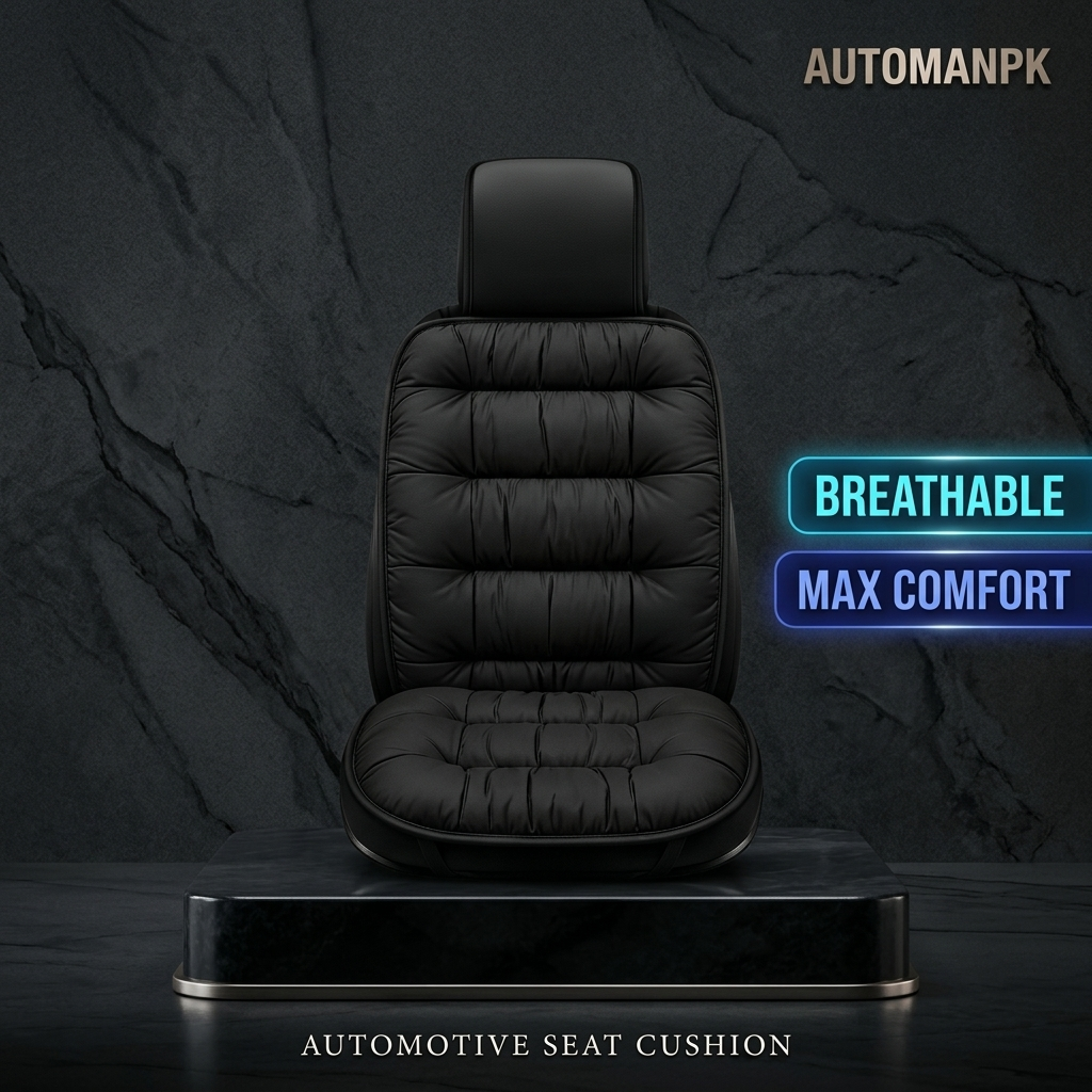 Premium Plush Car Seat Comforter Cushion – Universal 1 Pc | All-Season Thermal | Ultra-Soft Velvet | AutoManPK