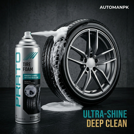 Prato Tire Foam 650ml – Best Tire Foam Polish | AutomanPK