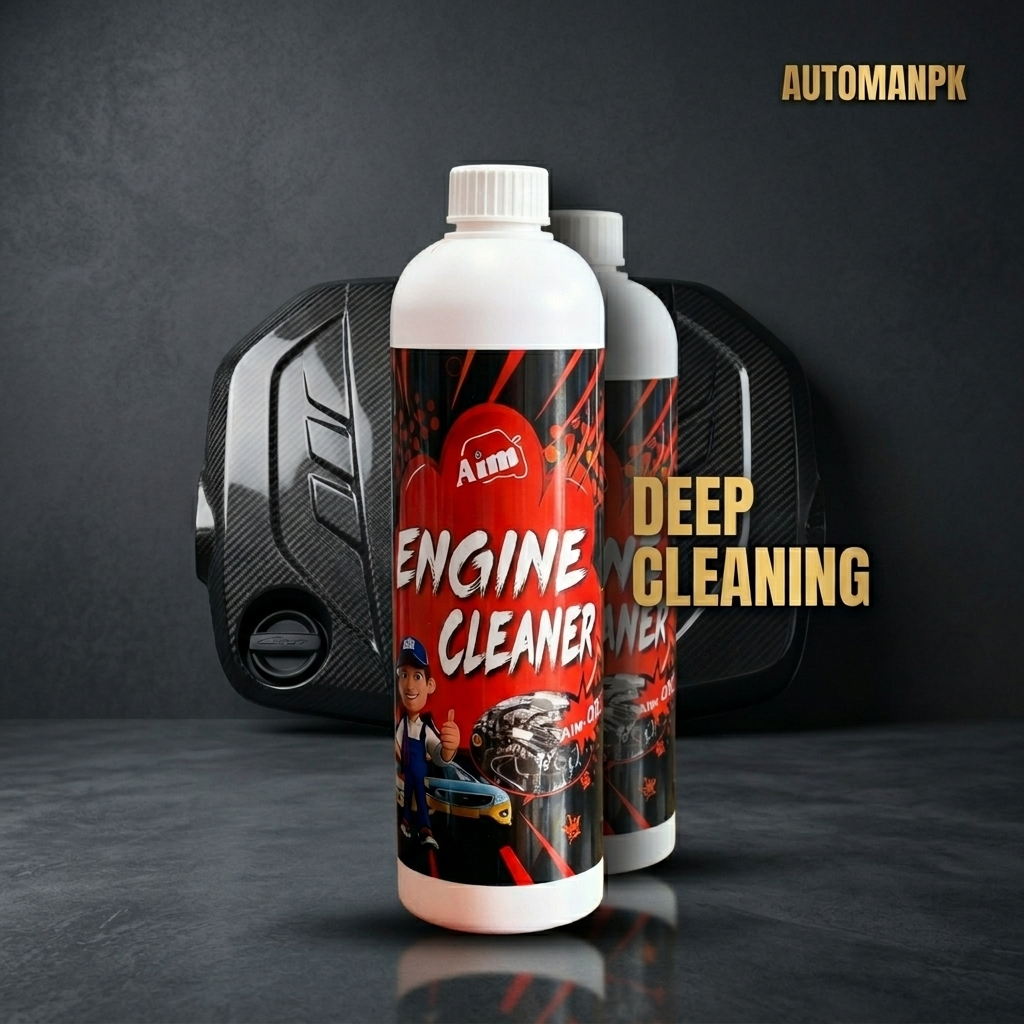 AIM Engine Cleaner 500ml – Deep Cleaning Engine Degreaser | Remove Oil, Grease & Carbon Deposits | AutoManPK