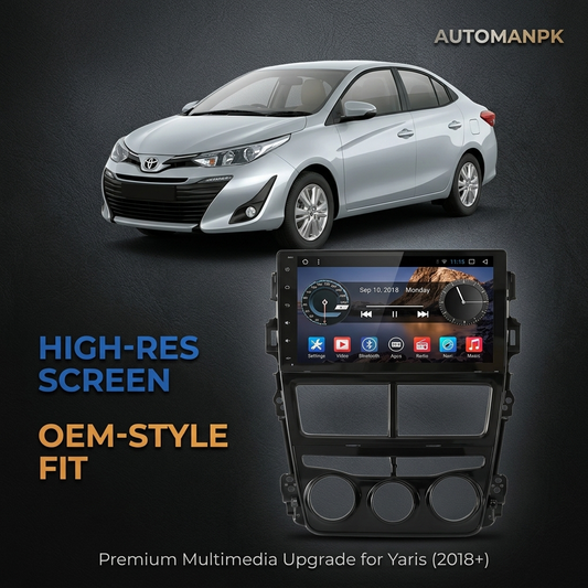 Toyota Yaris 9-Inch Android Car Panel – GPS, Bluetooth, WiFi & FM Radio