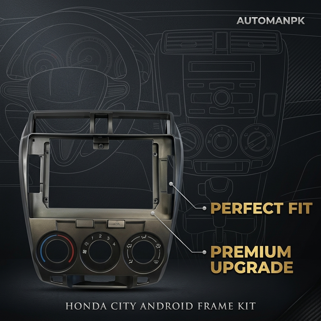 Honda City 2009-2021 10-Inch Android Car Panel – GPS, Bluetooth, WiFi & FM Radio