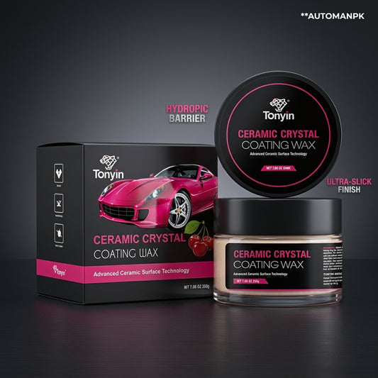 Tonyin Advanced Ceramic Crystal Coating Wax (Cherry Scent) 200g Replacement – Premium Protection for Long-Lasting Shine