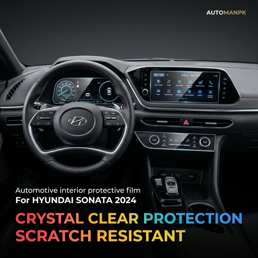 Hyundai Sonata N Line TPU Interior PPF Kit – Clear Paint Protection Film