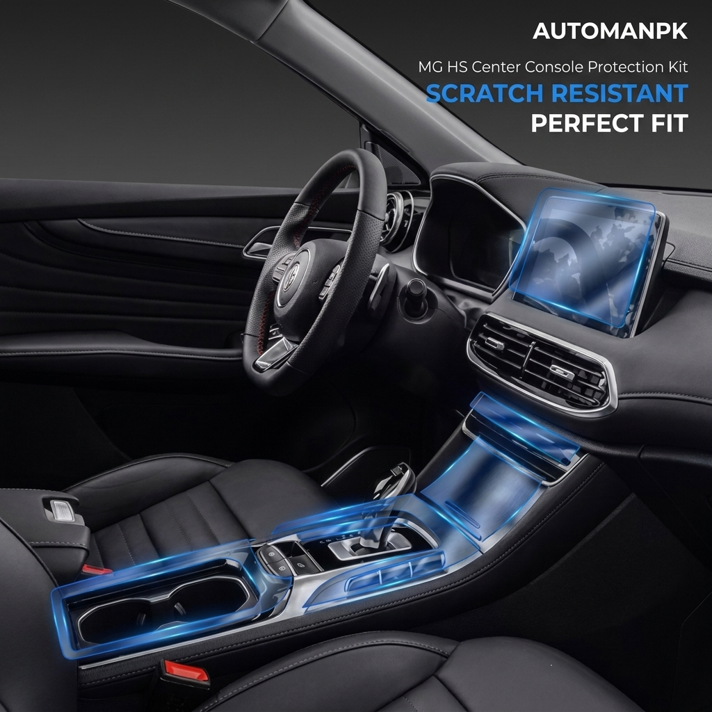 MG HS 2020-2025 TPU Interior PPF Kit – Clear Paint Protection Film