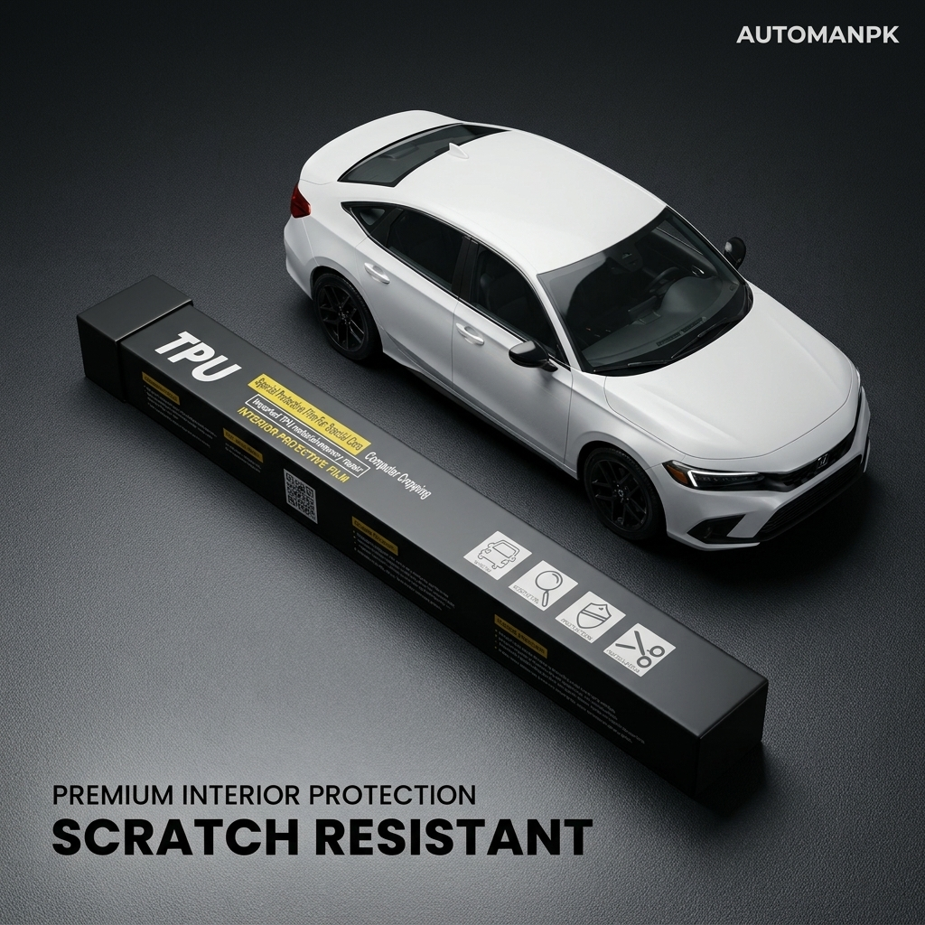 Honda Civic 2022-2025 TPU Interior PPF Kit – Clear Paint Protection Film