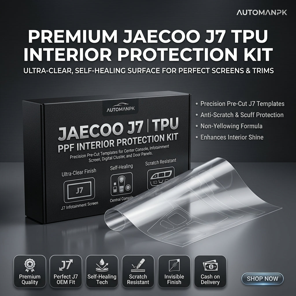 Jaecoo J7 Premium TPU Interior PPF Kit - AutoManPK