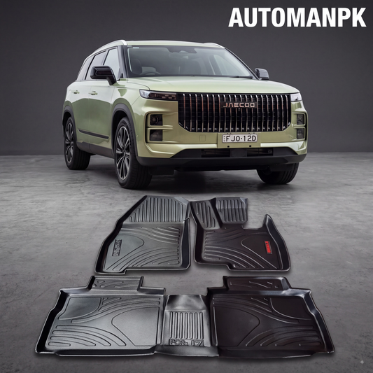 Jaecoo J7 3D TPE Floor Mats – Custom Fit Waterproof Car Mats (3-Piece Set)