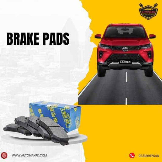 Toyota Fortuner Front Brake Pads (2016–2025) | MK & Akebono Compatible – AutoManPK Pakistan